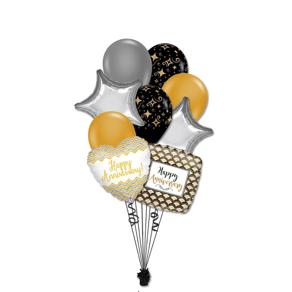 Elegant Anniversary Balloon Bouquet